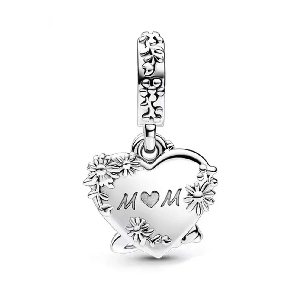 Pandora Disney Winnie the Pooh Kanga and Roo Heart Dangle Charm